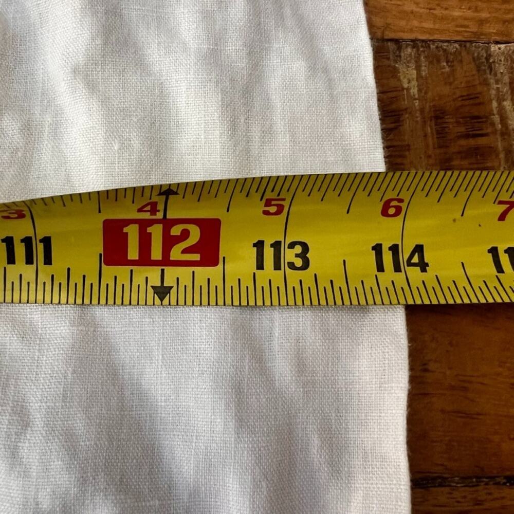 The Threadery Washed Linen Flat Sheet 109" x 113" - Picture 9 of 10